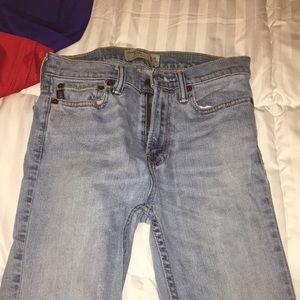 Abercrombie skinny light wash jeans